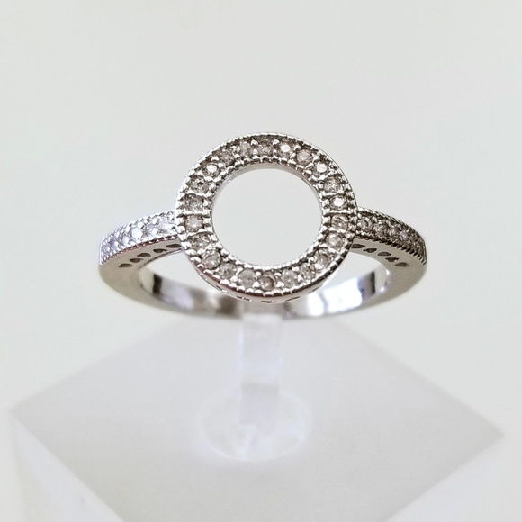 fstepka Jewelry - 18k Plated Pave Circle Ring